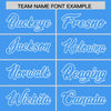 Custom Powder Blue White Raglan Sleeves Varsity Full-Snap Letterman Two Tone Jacket Hoodie
