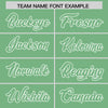 Custom Green White Raglan Sleeves Varsity Full-Snap Letterman Two Tone Jacket Hoodie