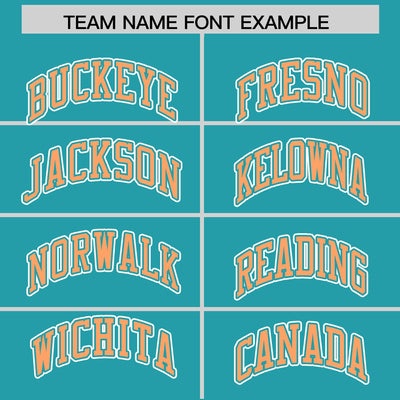 Custom Orange Aqua Split Fashion Varsity Full-Snap Letterman Two Tone Jacket Hoodie