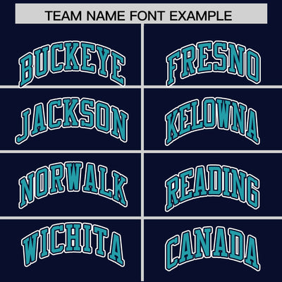 Custom Aqua Navy Split Fashion Varsity Full-Snap Letterman Two Tone Jacket Hoodie