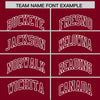 Custom White Crimson Split Fashion Varsity Full-Snap Letterman Two Tone Jacket Hoodie