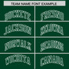 Custom White Green Split Fashion Varsity Full-Snap Letterman Two Tone Jacket Hoodie
