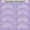 Custom White Light Purple Split Fashion Varsity Full-Snap Letterman Two Tone Jacket Hoodie