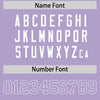 Custom White Light Purple Split Fashion Varsity Full-Snap Letterman Two Tone Jacket Hoodie