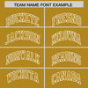 Custom White Old Gold Split Fashion Varsity Full-Snap Letterman Two Tone Jacket Hoodie