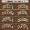 Custom White Light Brown Split Fashion Varsity Full-Snap Letterman Two Tone Jacket Hoodie