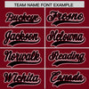 Custom Black Crimson Split Fashion Varsity Full-Snap Letterman Two Tone Jacket Hoodie