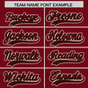 Custom Cream Crimson Split Fashion Varsity Full-Snap Letterman Two Tone Jacket Hoodie