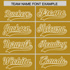 Custom White Old Gold Split Fashion Varsity Full-Snap Letterman Two Tone Jacket Hoodie