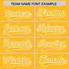 Custom White Gold Split Fashion Varsity Full-Snap Letterman Two Tone Jacket Hoodie
