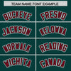Custom Crimson Midnight Green Split Fashion Varsity Full-Snap Letterman Two Tone Jacket Hoodie