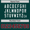 Custom Crimson Midnight Green Split Fashion Varsity Full-Snap Letterman Two Tone Jacket Hoodie