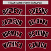 Custom Black Crimson Split Fashion Varsity Full-Snap Letterman Two Tone Jacket Hoodie