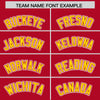 Custom Gold Red Split Fashion Varsity Full-Snap Letterman Two Tone Jacket Hoodie