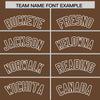 Custom White Light Brown Split Fashion Varsity Full-Snap Letterman Two Tone Jacket Hoodie