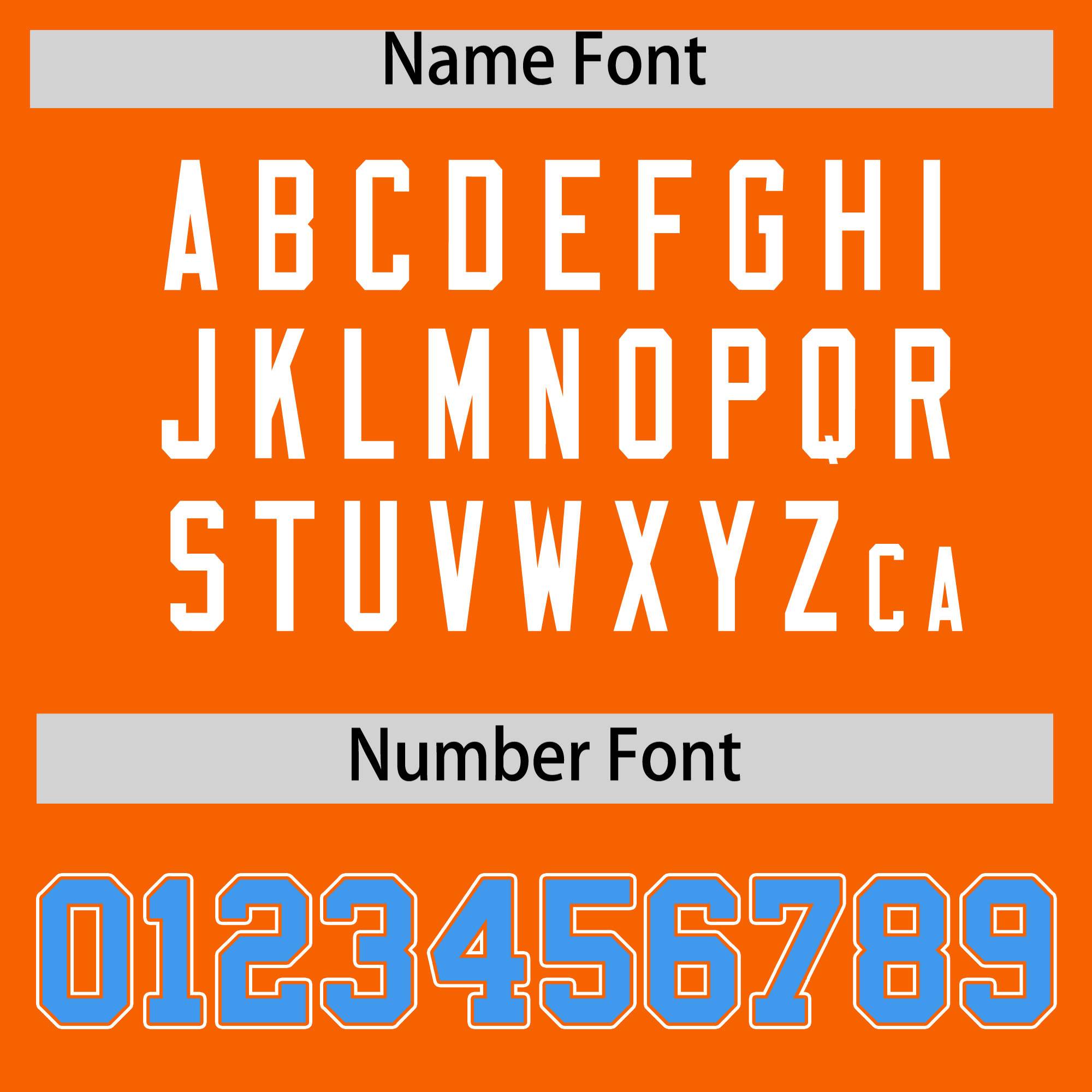 Custom Powder Blue Orange Split Fashion Varsity Full-Snap Letterman Two Tone Jacket Hoodie