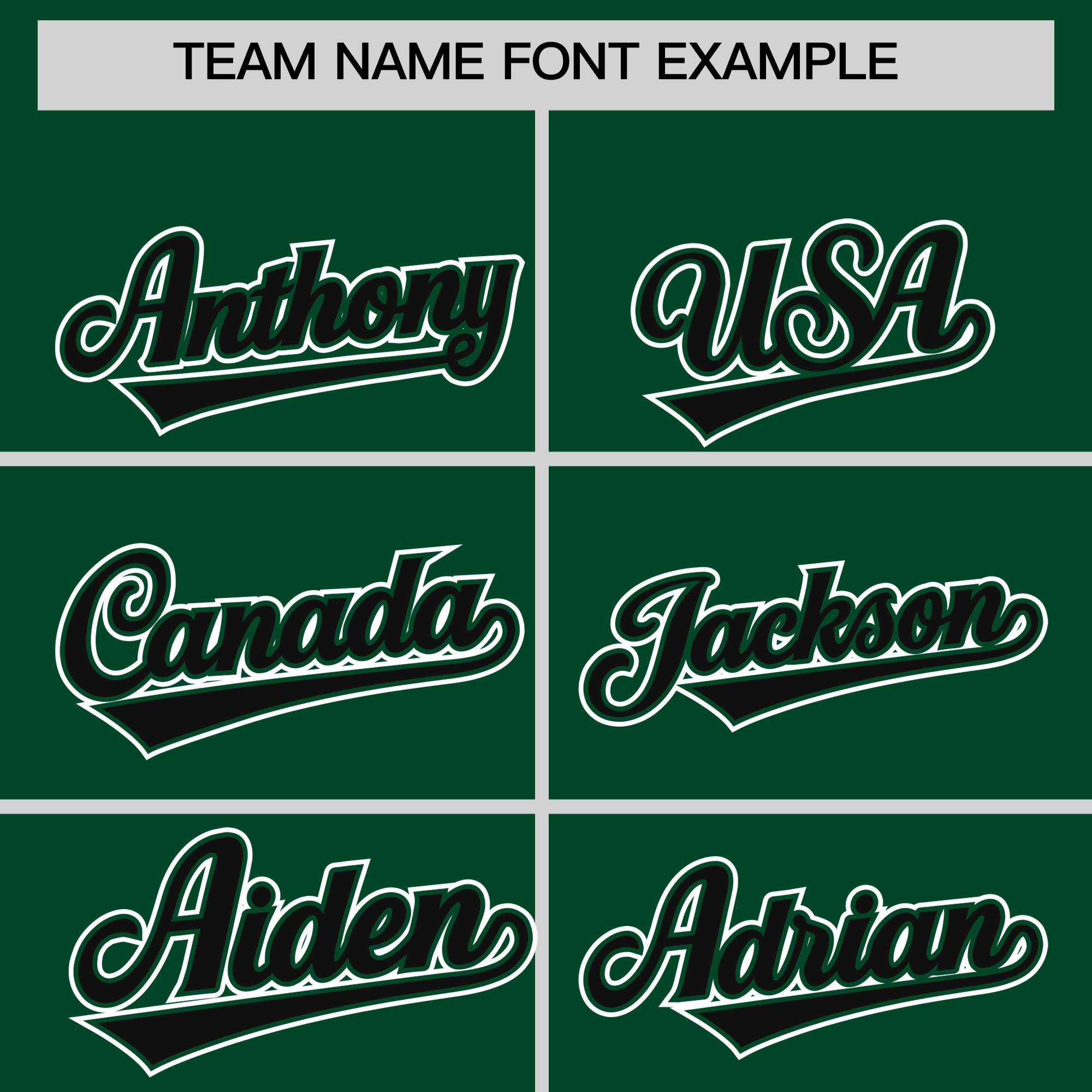 Custom Black Green Split Fashion Varsity Full-Snap Letterman Two Tone Jacket Hoodie