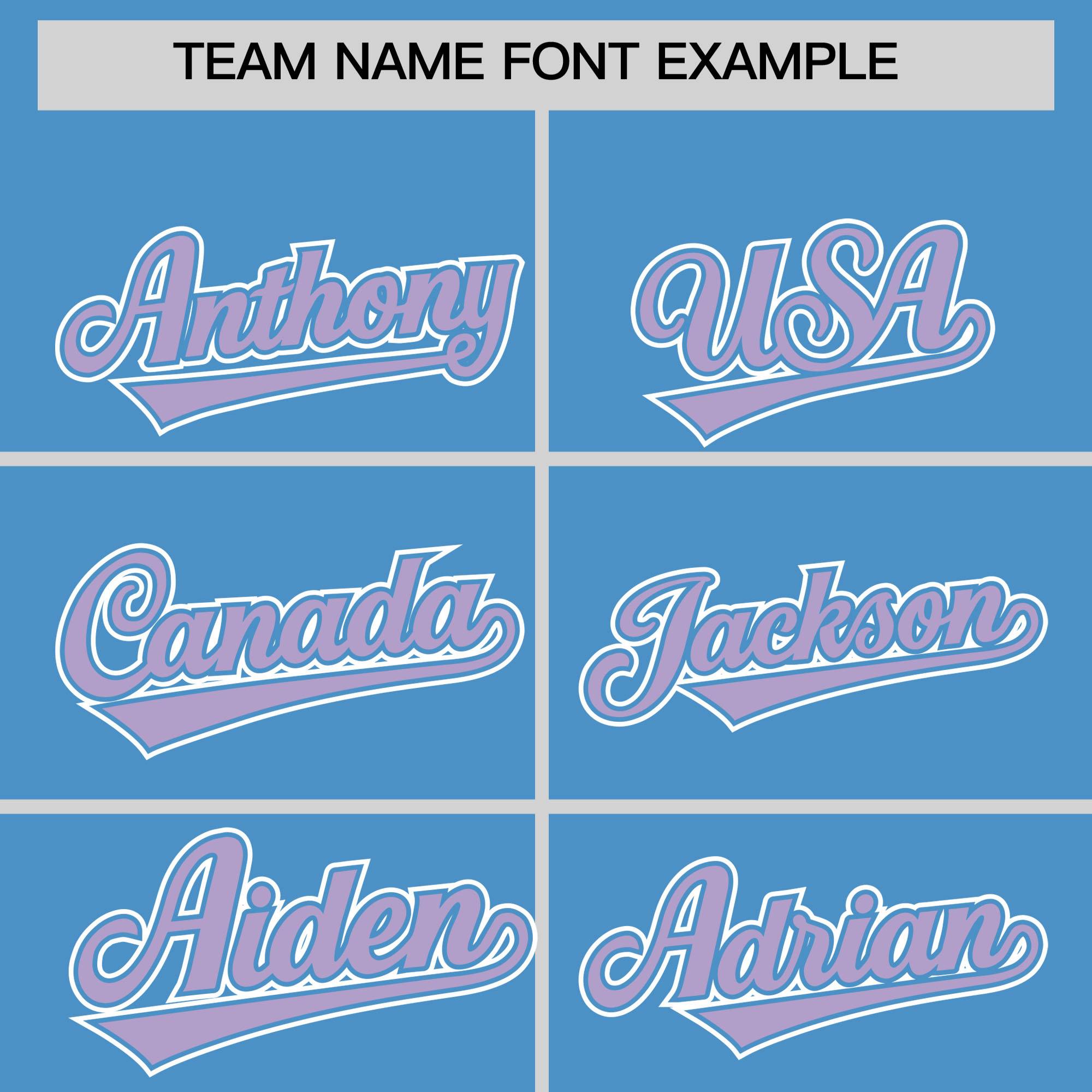 Custom Light Purple Powder Blue Split Fashion Varsity Full-Snap Letterman Two Tone Jacket Hoodie