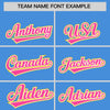 Custom Gold Powder Blue Split Fashion Varsity Full-Snap Letterman Two Tone Jacket Hoodie
