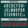 Custom Crimson Midnight Green Split Fashion Varsity Full-Snap Letterman Two Tone Jacket Hoodie