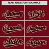 Custom Cream Crimson Split Fashion Varsity Full-Snap Letterman Two Tone Jacket Hoodie