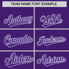 Custom White Purple Split Fashion Varsity Full-Snap Letterman Two Tone Jacket Hoodie