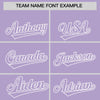 Custom White Light Purple Split Fashion Varsity Full-Snap Letterman Two Tone Jacket Hoodie