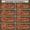 Custom Cream Light Brown Split Fashion Varsity Full-Snap Letterman Two Tone Jacket Hoodie