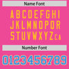 Custom Gold Pink Split Fashion Varsity Full-Snap Letterman Two Tone Jacket Hoodie