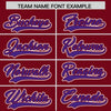 Custom Purple Crimson Split Fashion Varsity Full-Snap Letterman Two Tone Jacket Hoodie