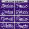 Custom White Purple Split Fashion Varsity Full-Snap Letterman Two Tone Jacket Hoodie