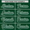 Custom White Green Split Fashion Varsity Full-Snap Letterman Two Tone Jacket Hoodie