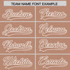 Custom White Light Brown Split Fashion Varsity Full-Snap Letterman Two Tone Jacket Hoodie