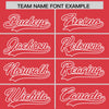 Custom White Light Red Split Fashion Varsity Full-Snap Letterman Two Tone Jacket Hoodie