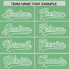 Custom White Green Split Fashion Varsity Full-Snap Letterman Two Tone Jacket Hoodie