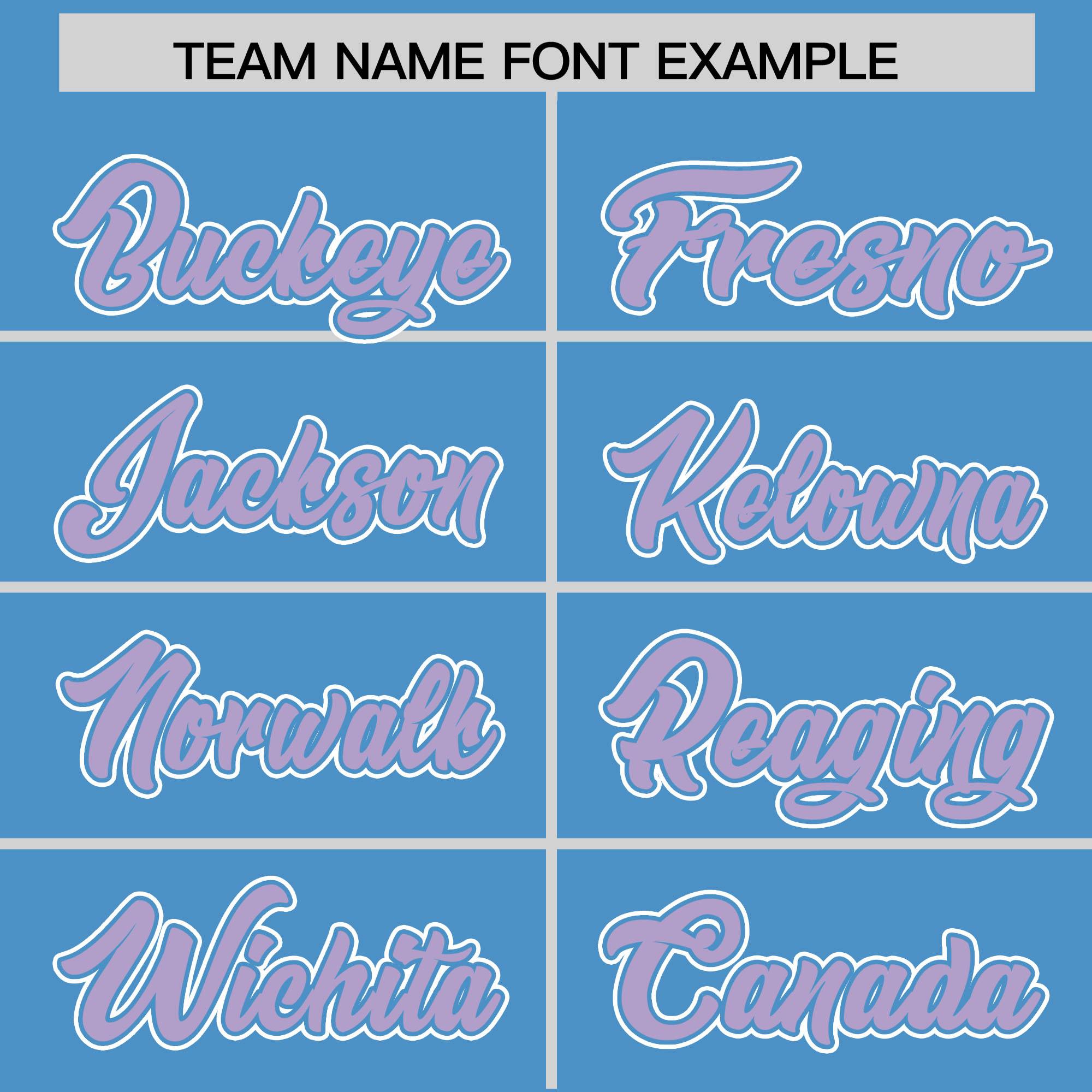 Custom Light Purple Powder Blue Split Fashion Varsity Full-Snap Letterman Two Tone Jacket Hoodie