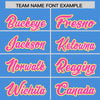 Custom Gold Powder Blue Split Fashion Varsity Full-Snap Letterman Two Tone Jacket Hoodie