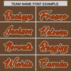Custom Cream Light Brown Split Fashion Varsity Full-Snap Letterman Two Tone Jacket Hoodie