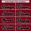 Custom Black Crimson Split Fashion Varsity Full-Snap Letterman Two Tone Jacket Hoodie