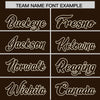 Custom Cream Brown Split Fashion Varsity Full-Snap Letterman Two Tone Jacket Hoodie