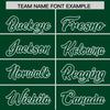 Custom White Green Split Fashion Varsity Full-Snap Letterman Two Tone Jacket Hoodie