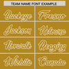 Custom White Old Gold Split Fashion Varsity Full-Snap Letterman Two Tone Jacket Hoodie