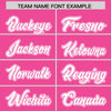 Custom White Pink Split Fashion Varsity Full-Snap Letterman Two Tone Jacket Hoodie