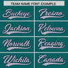 Custom Aqua Gray-Navy Varsity Full-Snap Letterman Classic Jacket Hoodie