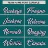 Custom Aqua Gray-Navy Varsity Full-Snap Letterman Classic Jacket Hoodie