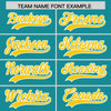 Custom Aqua Gold Varsity Full-Snap Letterman Shoulder Color Block Jacket Hoodie