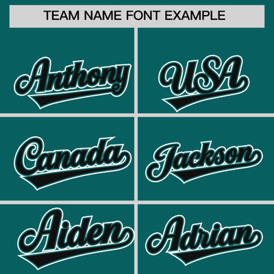 Custom Aqua Black Raglan Sleeves Varsity Full-Snap Letterman Two Tone Jacket Hoodie