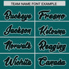 Custom Aqua Black Raglan Sleeves Varsity Full-Snap Letterman Two Tone Jacket Hoodie
