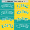 Custom Aqua Gold Varsity Full-Snap Four Squares Color Block Letterman Jacket Hoodie