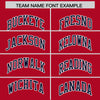 Custom Red Navy Color Block Varsity Full-Snap Letterman Jacket Hoodie